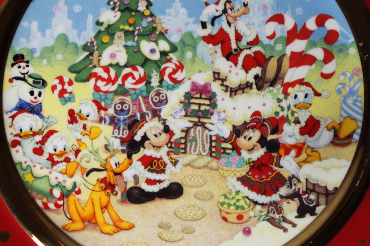 ディズニー クリスマスプレート2004 東京ディズニーシー 飾り絵皿