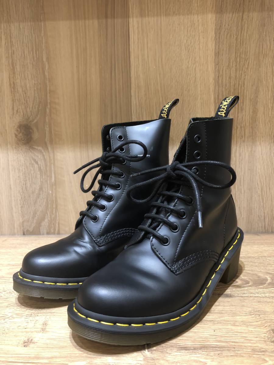 Drマーチン 8ホール ヒール UK5 美品 aiko ヒステリックグラマー 666 