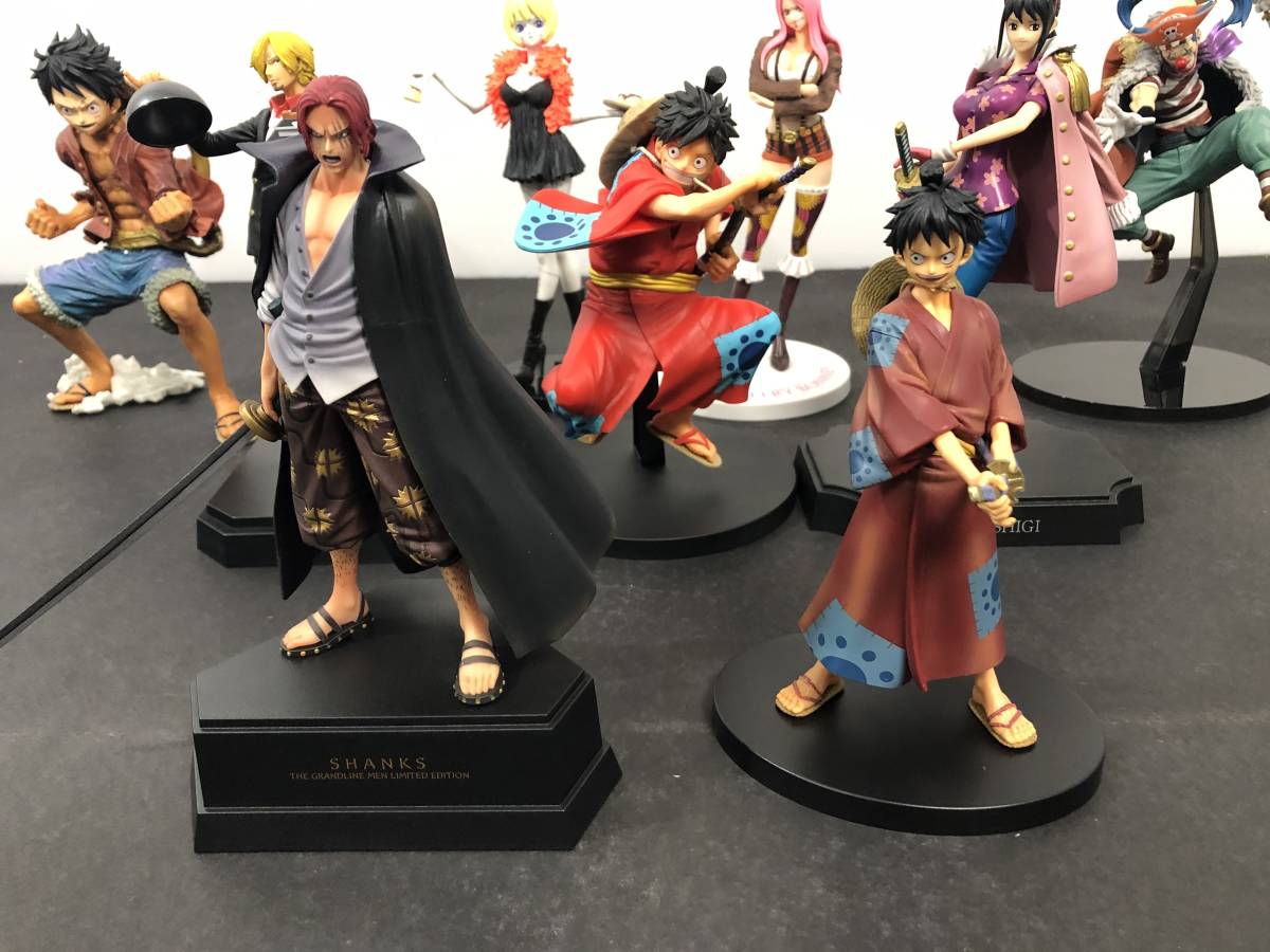 8179 ワンピース フィギュア 9体 まとめて 一番くじ プライズ ルフィ サンジ シャンクス たしぎ他 One Piece 売買されたオークション情報 Yahooの商品情報をアーカイブ公開 オークファン Aucfan Com