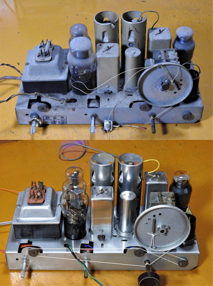 昭和の思い出 ナショナル真空管ラジオ 5球スーパー NS-200 整備品 の
