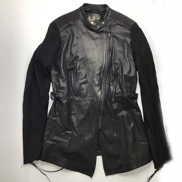 e ディーゼル DIESEL レザージャケット 羊革 ブラック レディース 上着 アウター(ジャケット、上着)｜売買されたオークション情報、yahooの商品情報をアーカイブ公開 - オークファン 女性用