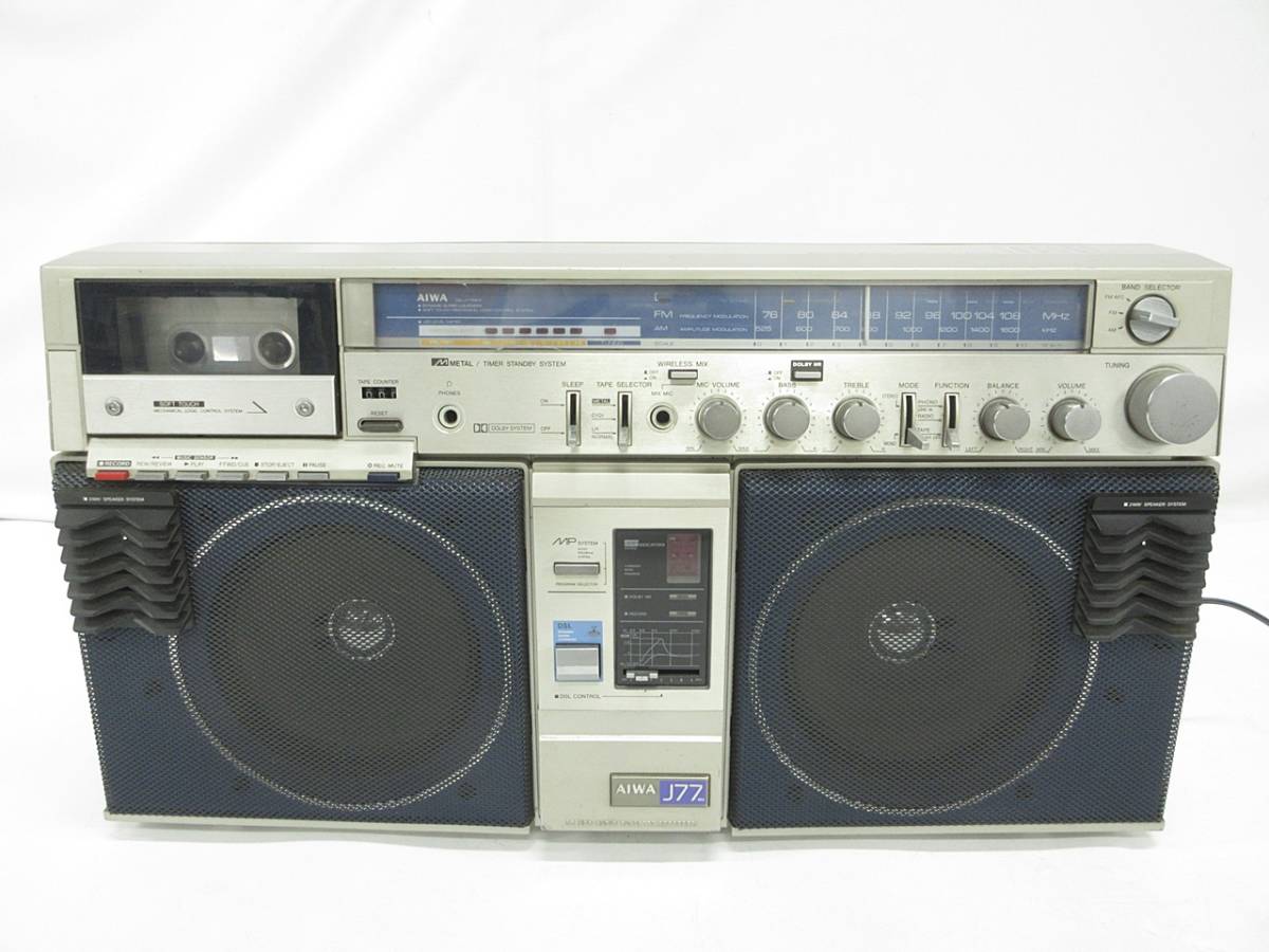 01 20-351654-08 [S] AIWA アイワ CS-J77 MKⅡ ステレオ ラジオ