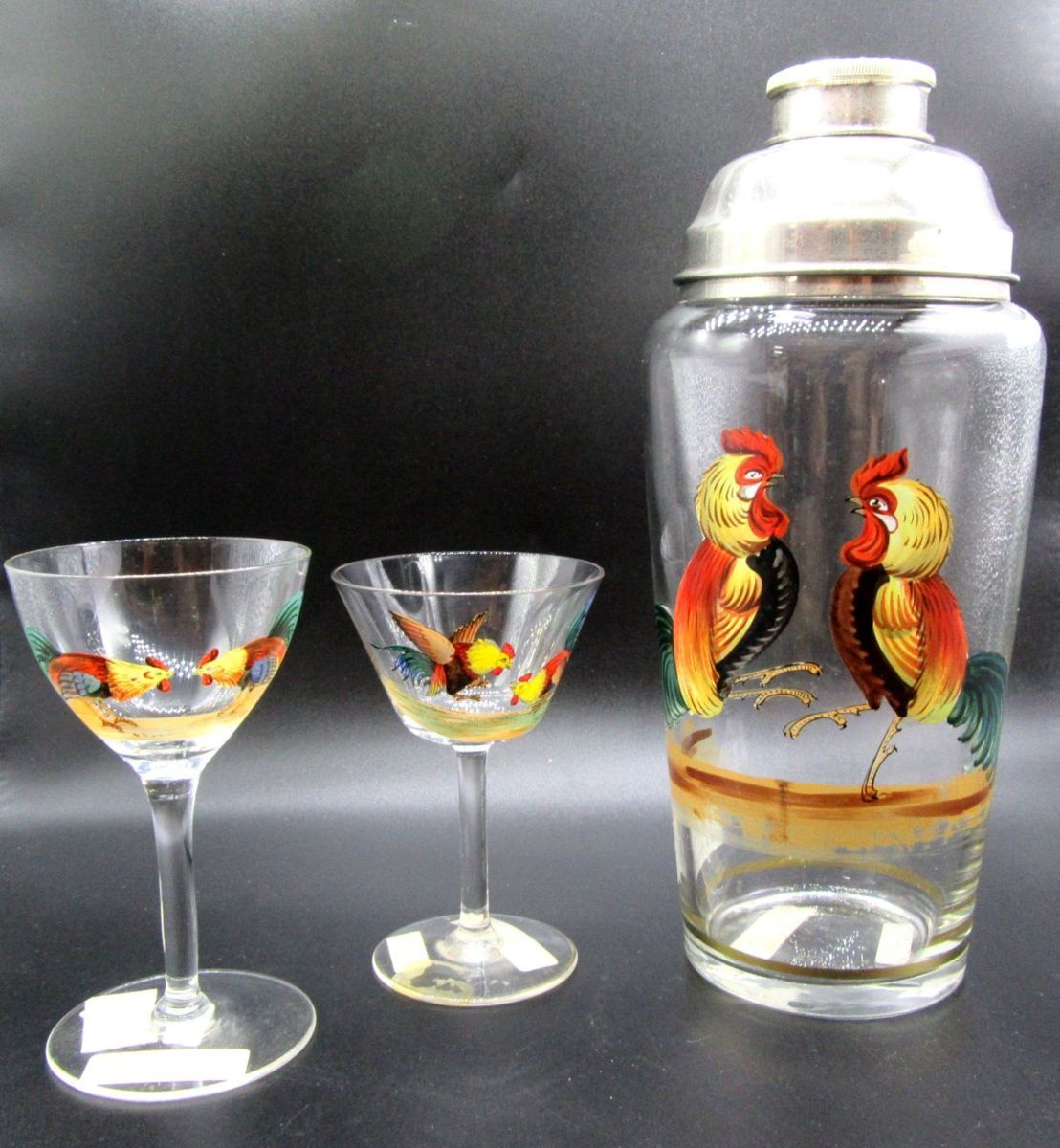ニワトリ 鶏 トリ シェイカー カクテルグラス 飾り ディスプレイ