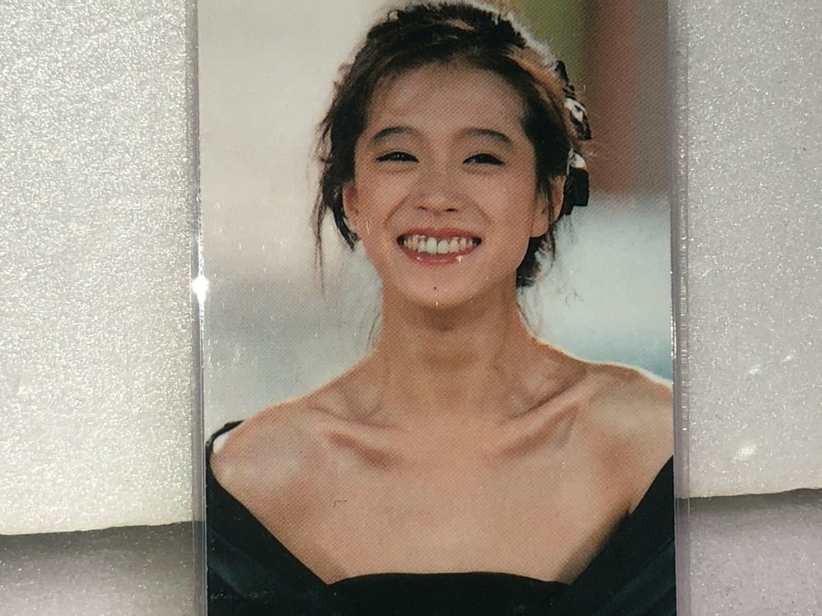 新品 未使用 1980年代 当時物 中森明菜 ラミネート加工 ラミカード