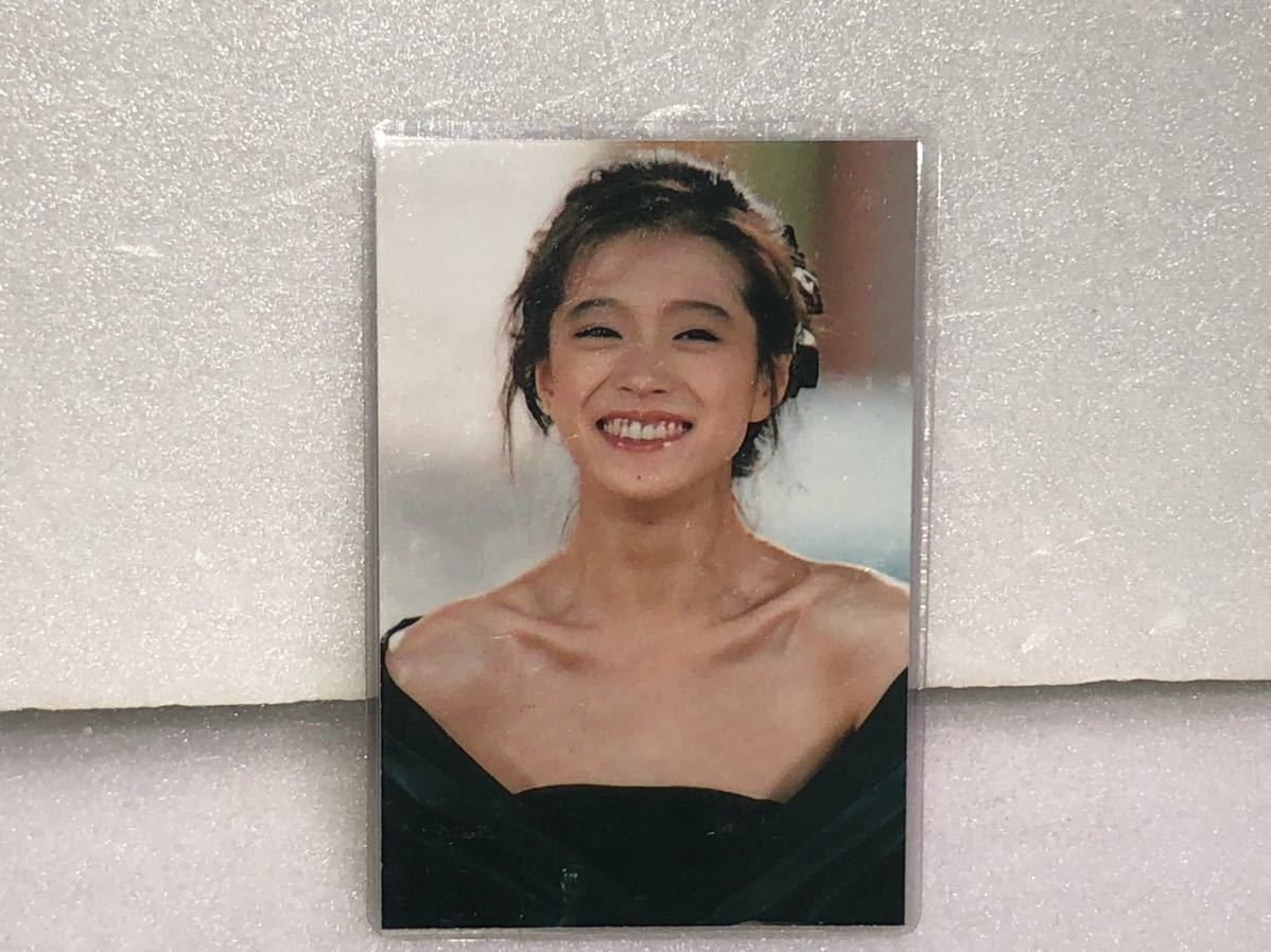 新品 未使用 1980年代 当時物 中森明菜 ラミネート加工 ラミカード