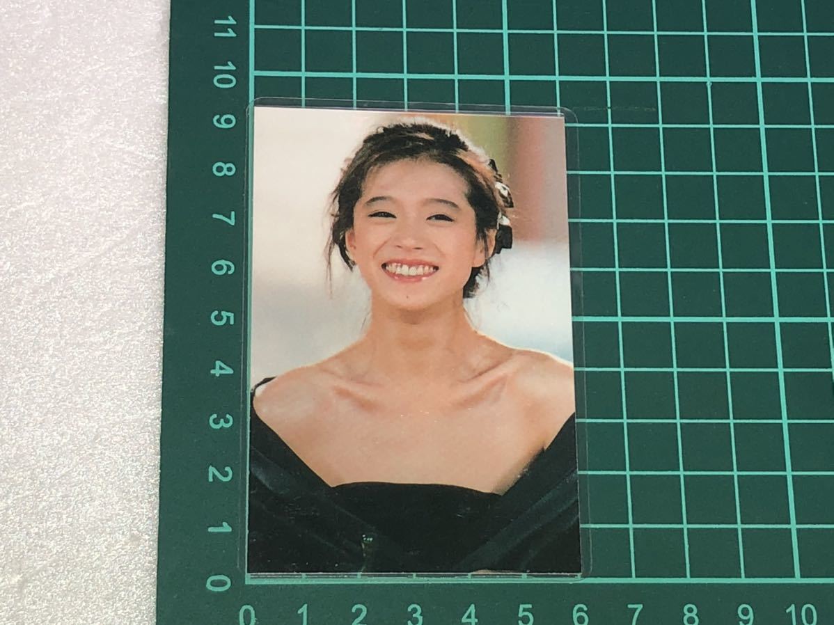新品 未使用 1980年代 当時物 中森明菜 ラミネート加工 ラミカード