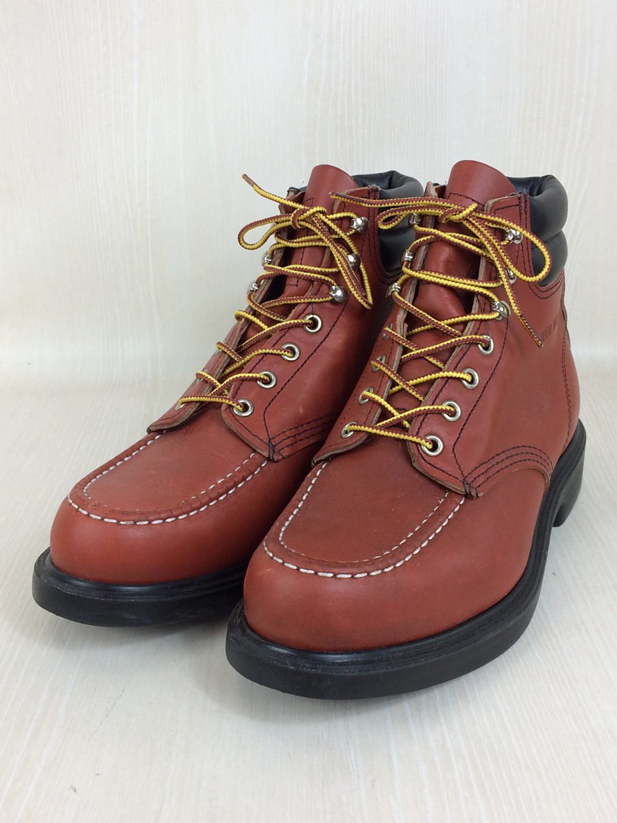 【最安値，低価】 RED WING ブーツ/US8.5/RED/レザー/8804/スーパーソール//レースアップシューズ SUPER SOLE MOCTOE モックトゥ(26.5cm)｜売買されたオークション情報、yahooの商品情報をアーカイブ公開 - オークファン 26.5cm