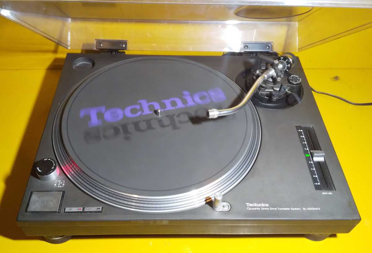 Technics SL-1200MK3 動作音出し確認OK！ 人気SALE，2026 音出しOK Technics SL-1200 MK3 ターンテーブル