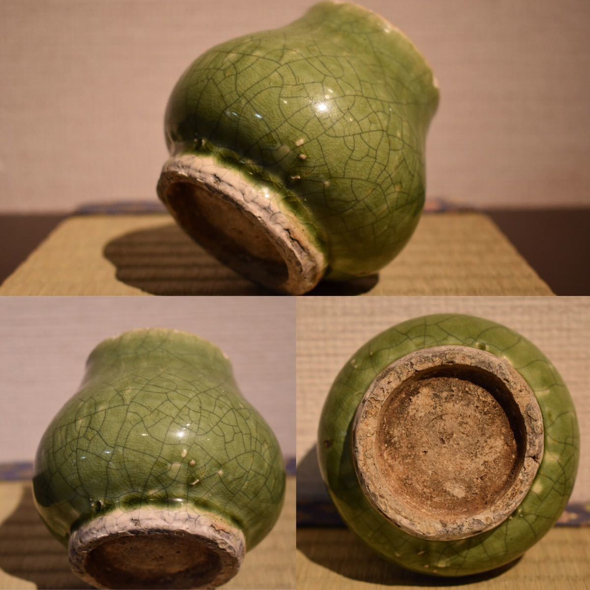 Yahoo!オークション - 黄釉鶏冠壺 皮嚢壺 遼三彩 遼時代 【GE】Z245