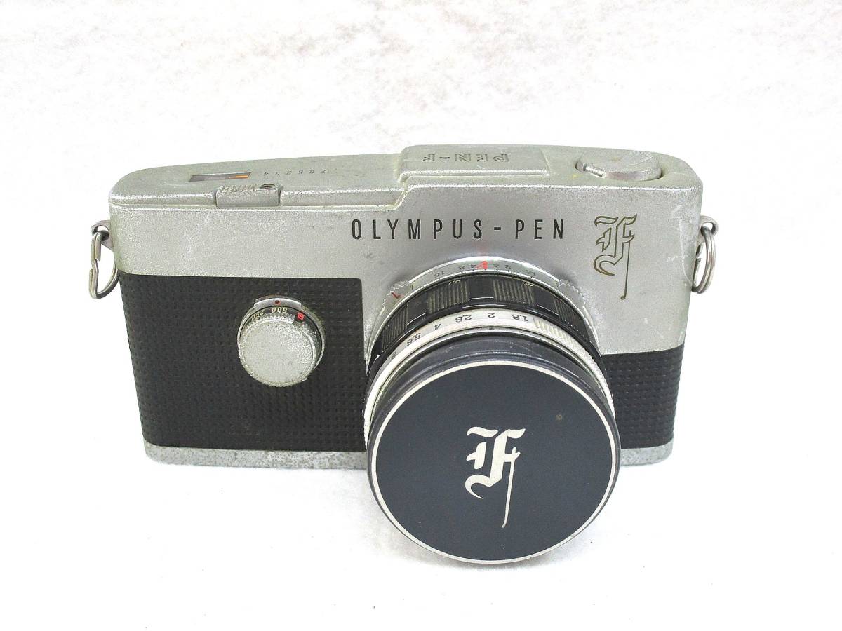 OLYMPUS オリンパス PEN-F /F.Zuiko Auto-S 38mm F1.8/中古カメラ 現状
