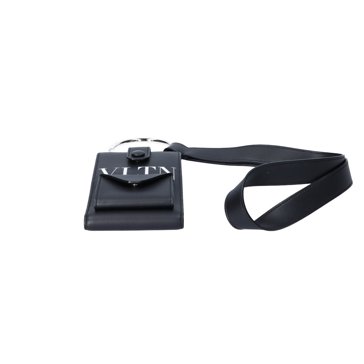 【美品◇】VALENTINO ヴァレンティノ RY0P0Q41LVN VLTN Phone Case With Neck Strap VLTNロゴ ネックストラップ付スマートフォンケース