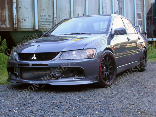 ☆MITSUBISHI ランエボ 9 CT9A カーボン バンパー ダクト《左右ワン  