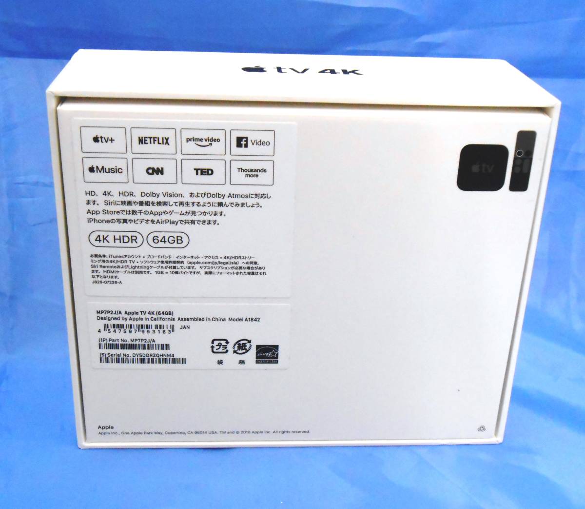 最安値，最新作 ♪♪Apple TV 4K MP7P2J/A 64GB♪♪