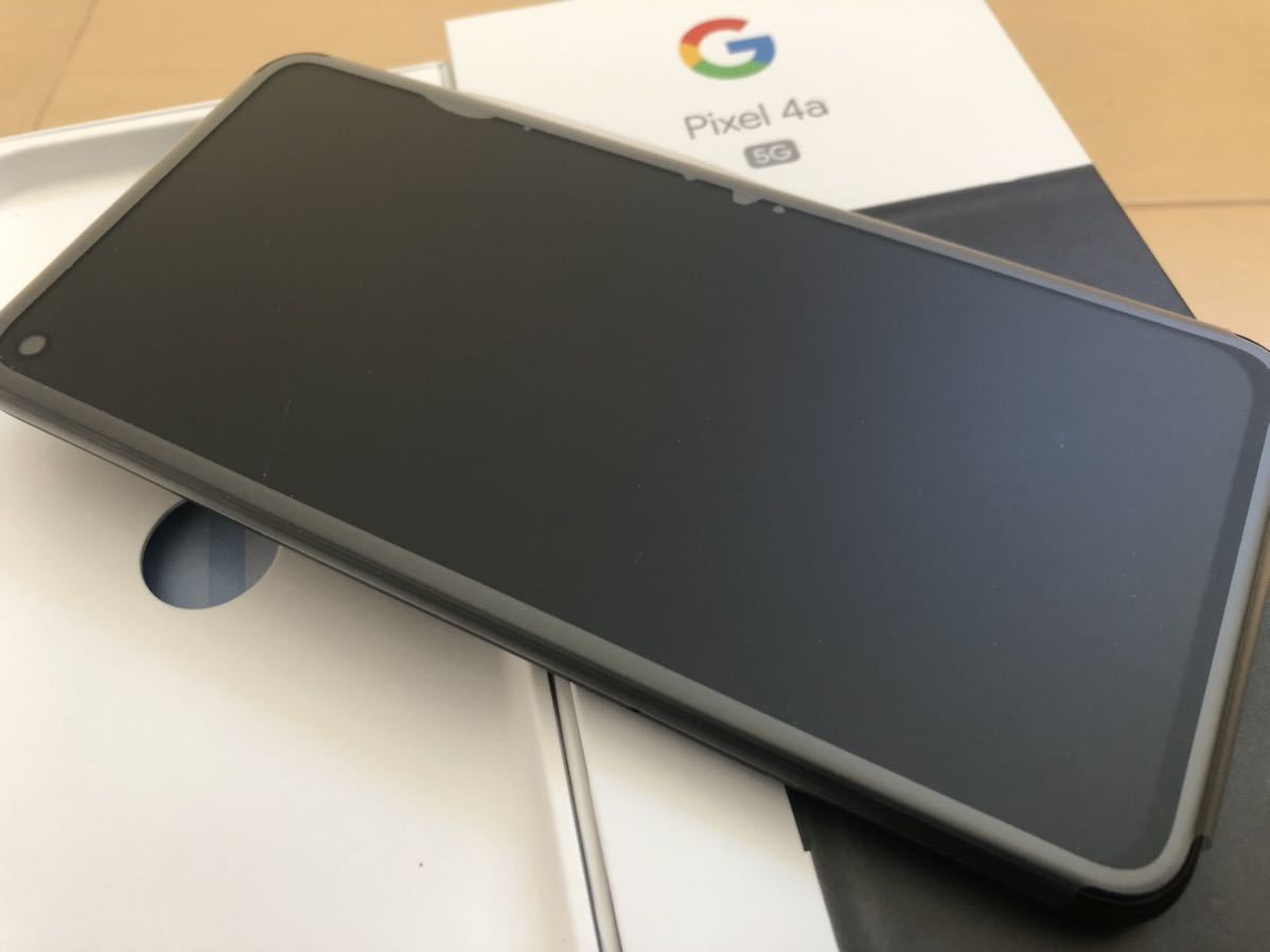 Google Pixel4a 5G 128GB 未通電 SIMロック解除済み ネットワーク判定○_4