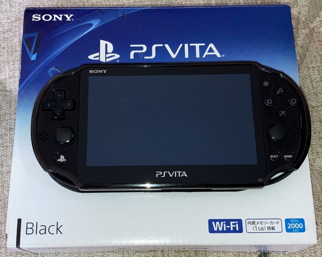 PSVita本体/PlayStationVita/PCH-2000ZA11/BLACKブラック黒/SONYソニー