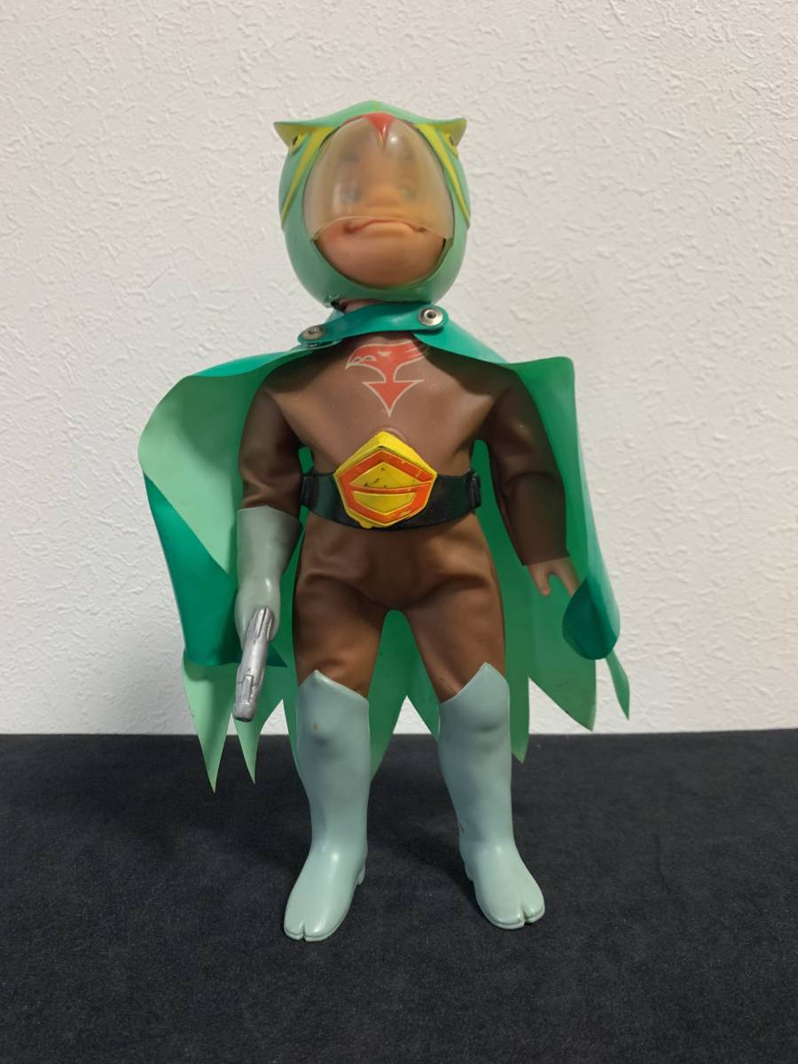 中嶋製作所　科学忍者隊ガッチャマン　Ｇ-５号　みみずくの竜　ウルトラアクションボーイ　ソフビ　　バンダイ、ポピー、合金、マシンダー