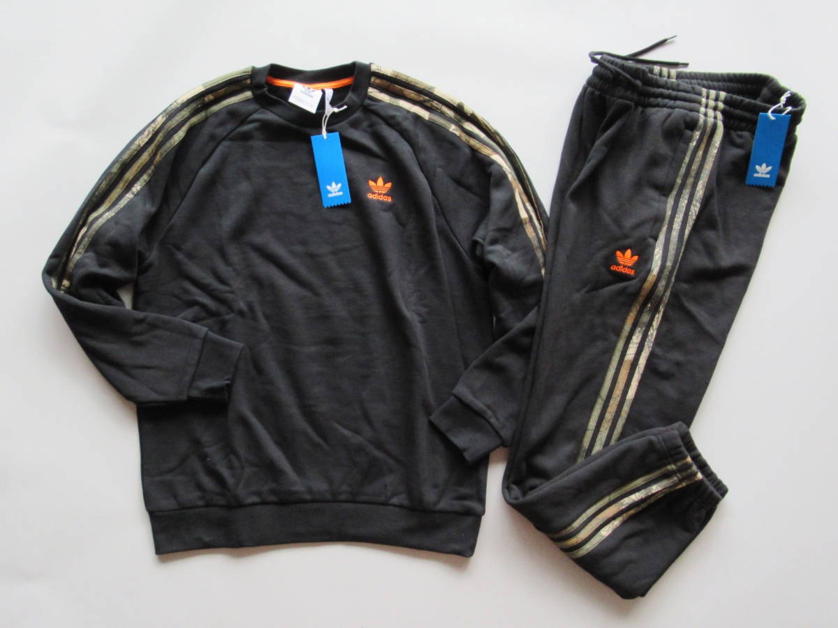 限定SALE，低価 O アディダス adidas カモ スウェット上下セット 裏起毛(アディダス)｜売買されたオークション情報、yahooの商品情報をアーカイブ公開 - オークファン スウェット
