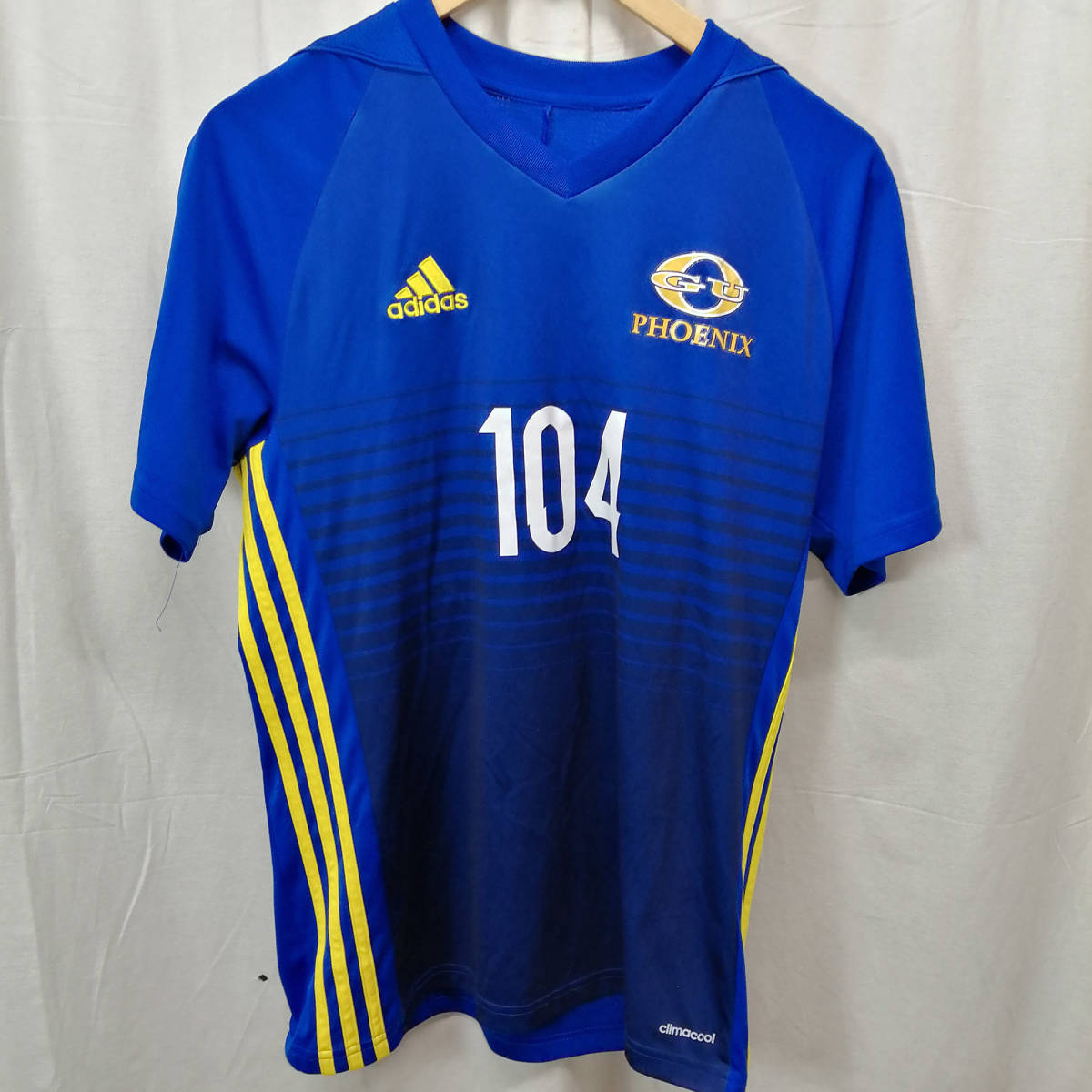  サッカーユニフォーム 大阪学院大学 ○574Y/アディダス/adidas 大阪学院大学サッカー部 ユニフォーム #104
