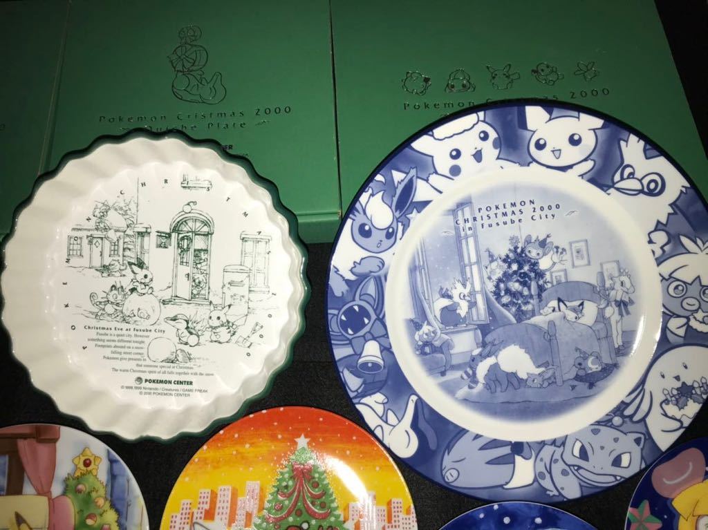 2000年 ポケモンセンター クリスマス ピンズ プレート 食器 他