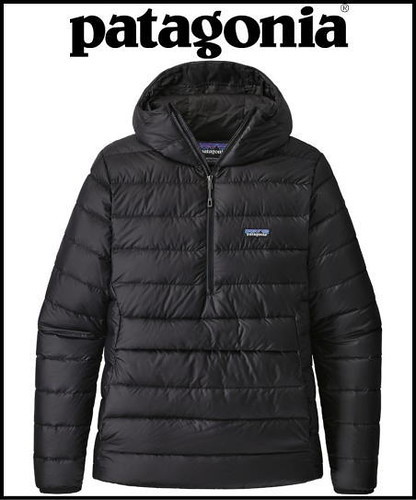 本物保証，正規品 NY購入 patagonia パタゴニア 800フィルパワー グースダウン セーター フーディ プルオーバー S ブラック PAST COLOR(Sサイズ)｜売買されたオークション情報、yahooの商品情報をアーカイブ公開 - オー 男性用