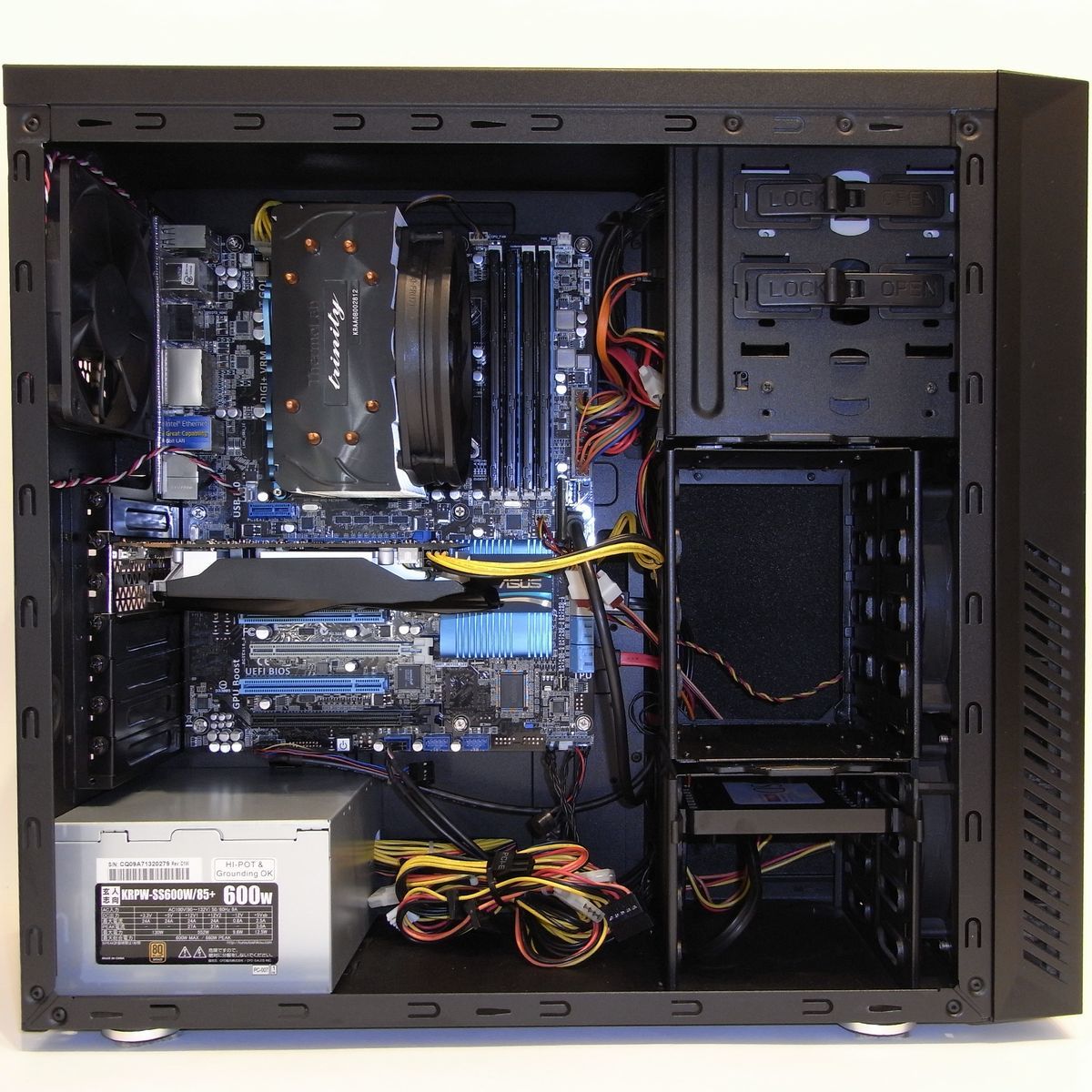 静音自作PC Core i7 3770K 16GBメモリ GeForce GTX950 SSD 960GB 