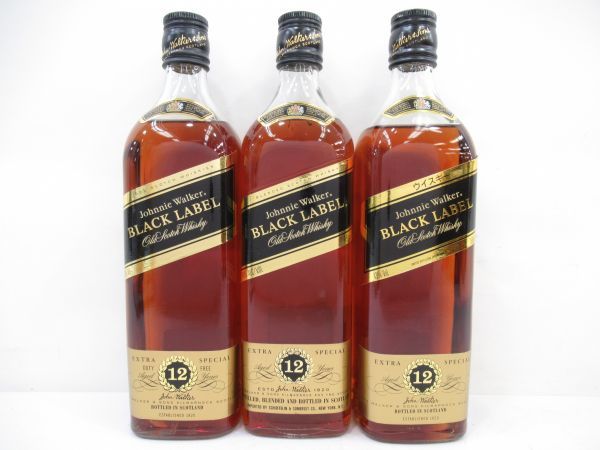 1円スタート 古酒 ジョニーウォーカー 一円スタートジョニーウォーカー 同 ジョニウォーカー 古酒 1円～スタート 8本セット Johnny walker ジョニーウォーカー ブラックラベル 12年 スコッチ 黒キャップ 750ml 未開栓 A46367sG-L