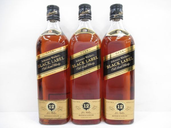 1円スタート 古酒 ジョニーウォーカー 一円スタートジョニーウォーカー 同 ジョニウォーカー 古酒 1円～スタート 8本セット Johnny walker ジョニーウォーカー ブラックラベル 12年 スコッチ 黒キャップ 750ml 未開栓 A46367sG-L