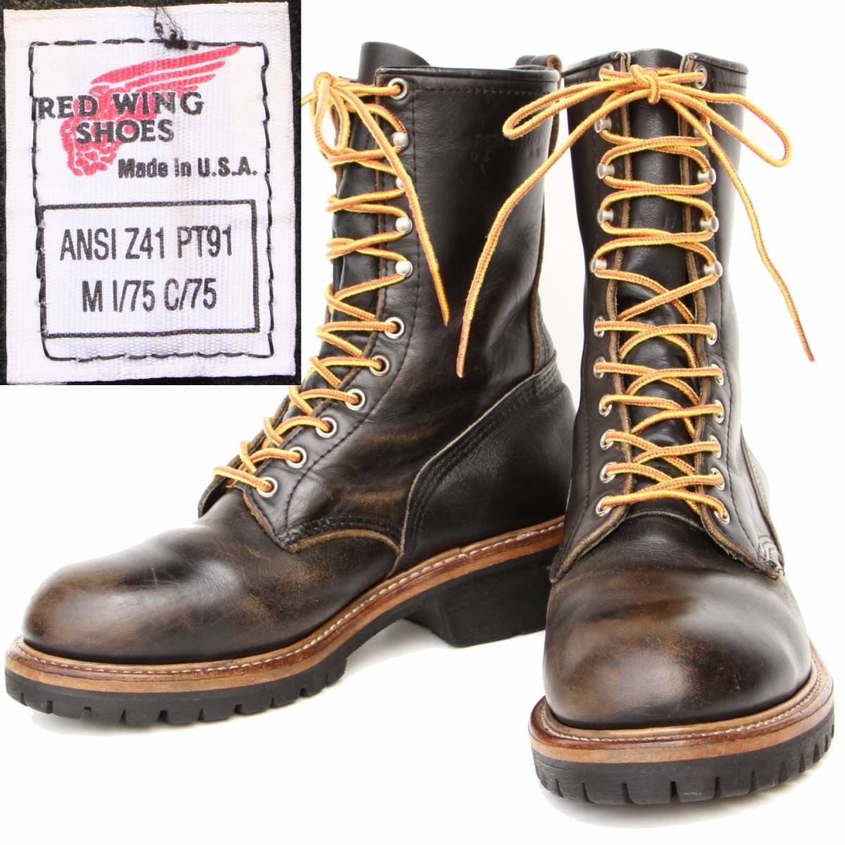 PT91 0 エンジニアブーツ 茶芯 REDWING レッドウィング 8D 公式通販
