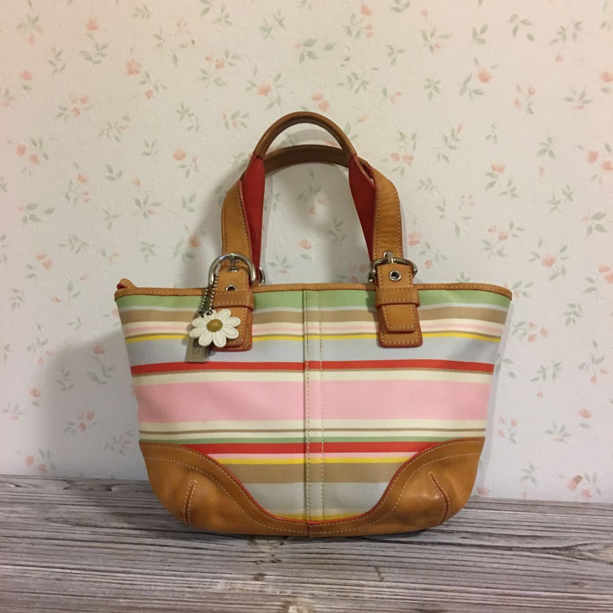コーチ COACH シグネチャー ミニショルダーバッグ ミニ 極美品