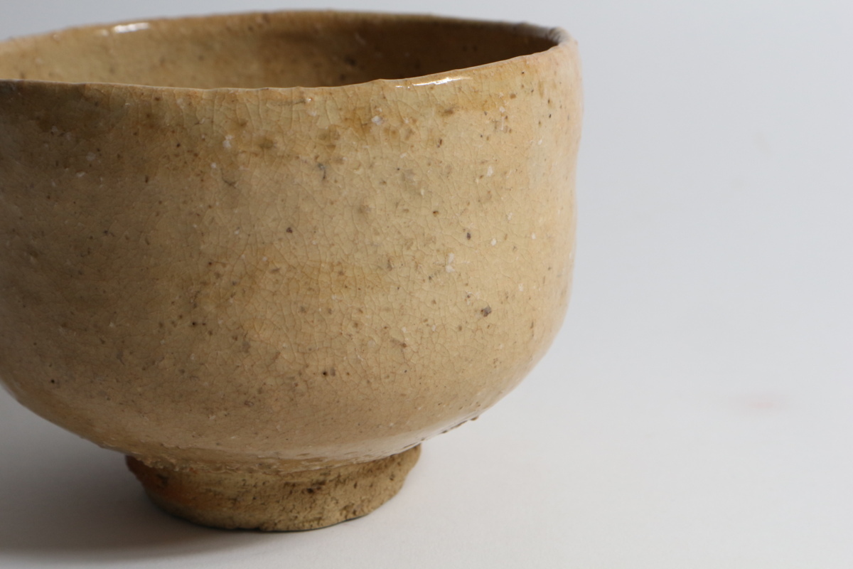 得価，豊富な 指月窯 波多野善蔵 作 萩茶碗 共箱 茶道具