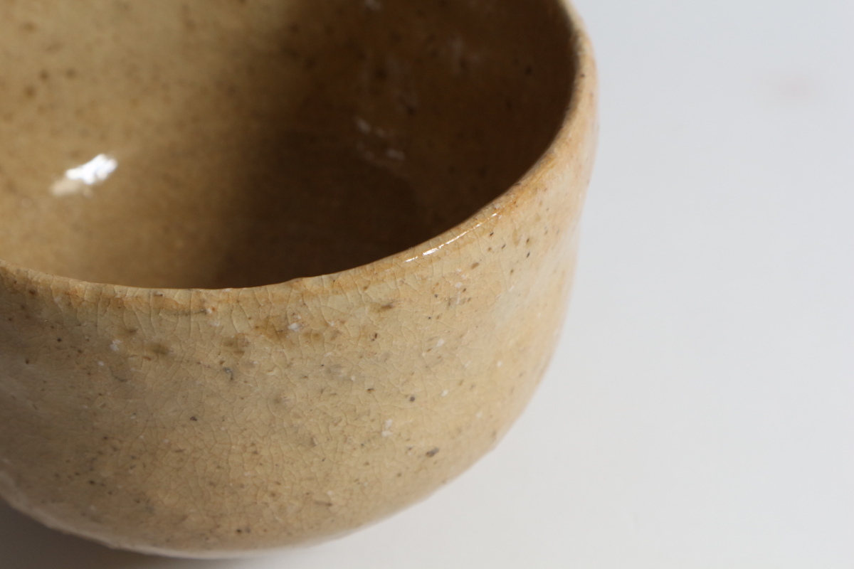 得価，豊富な 指月窯 波多野善蔵 作 萩茶碗 共箱 茶道具