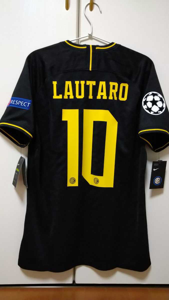 100%新品，人気 正規品 紙タグ付き 19/20 インテル #10 ラウタロ UEFAチャンピオンズリーグモデル ユニフォーム(セリエA)｜売買されたオークション情報、yahooの商品情報をアーカイブ公開 - オークファン ユニフォーム