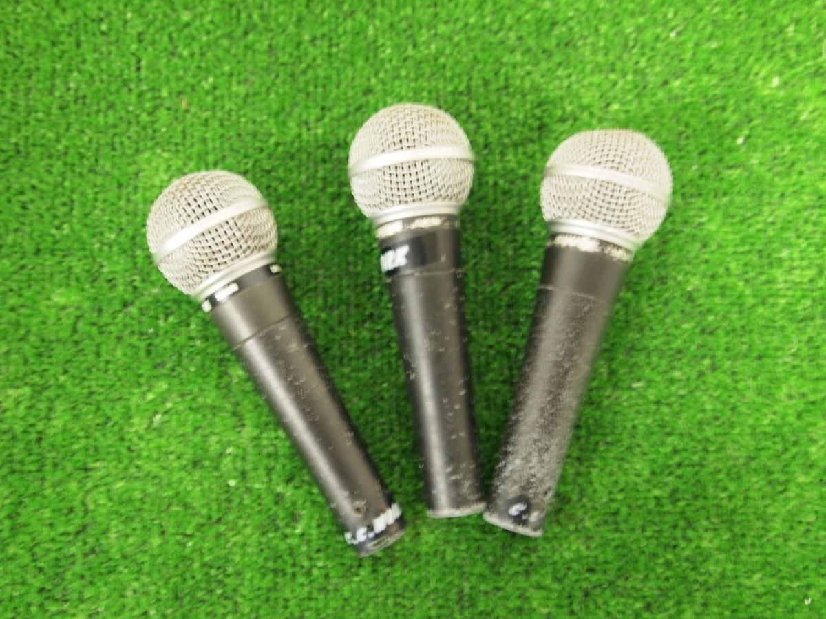 SHURE シュアー SM58×3本・他（ジャンク） ジャンク品】SHURE SM58
