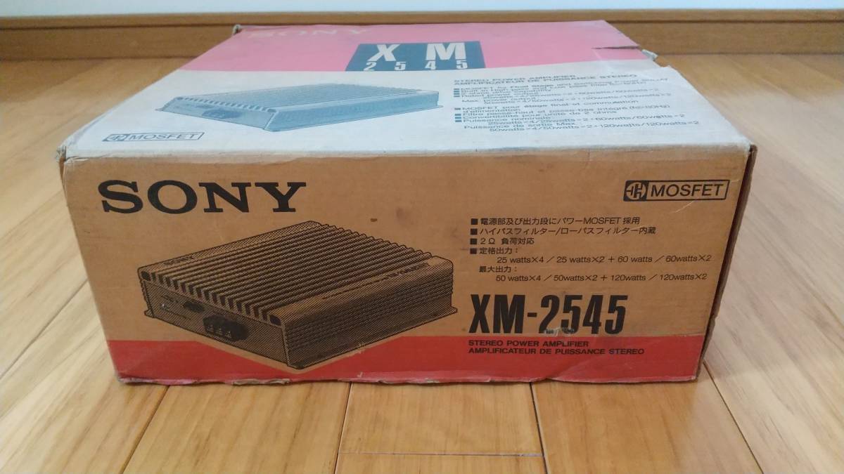 SONY XM-2545 未使用品 アンプ オーディオ 【公式通販】
