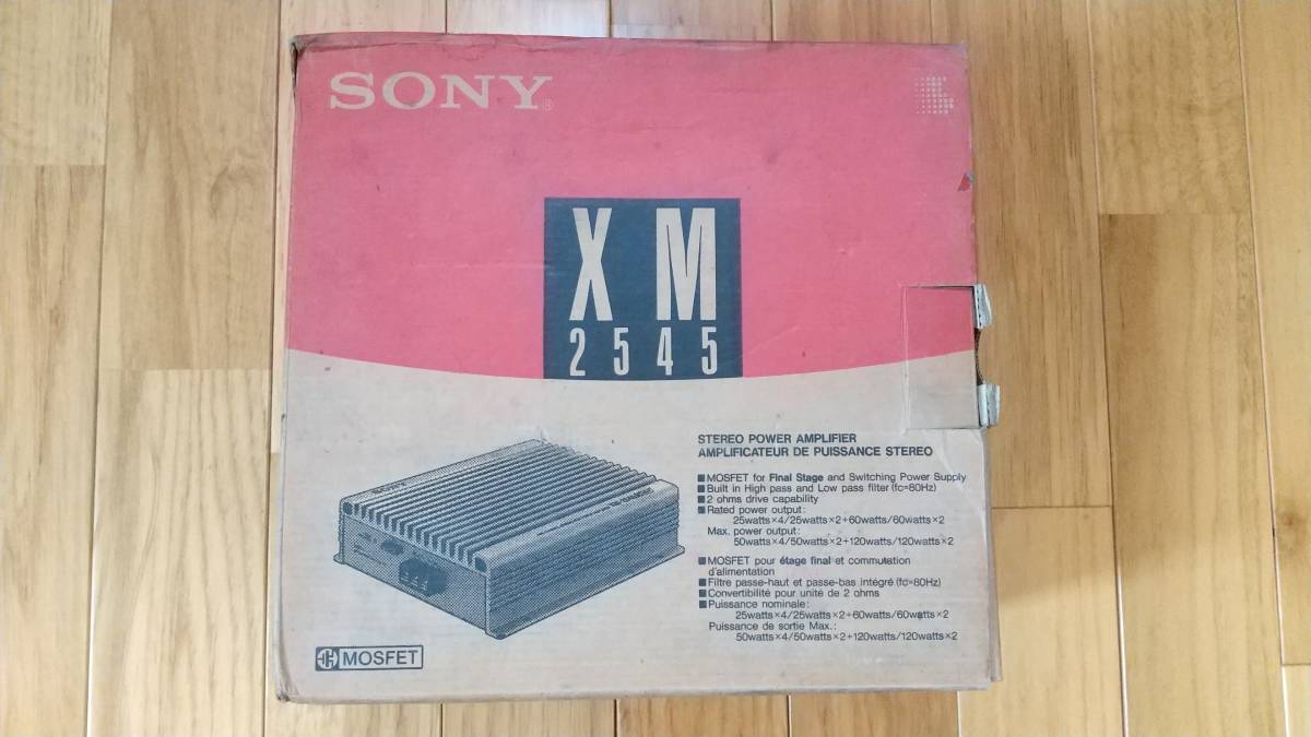 SONY XM-2545 未使用品 アンプ オーディオ 【公式通販】