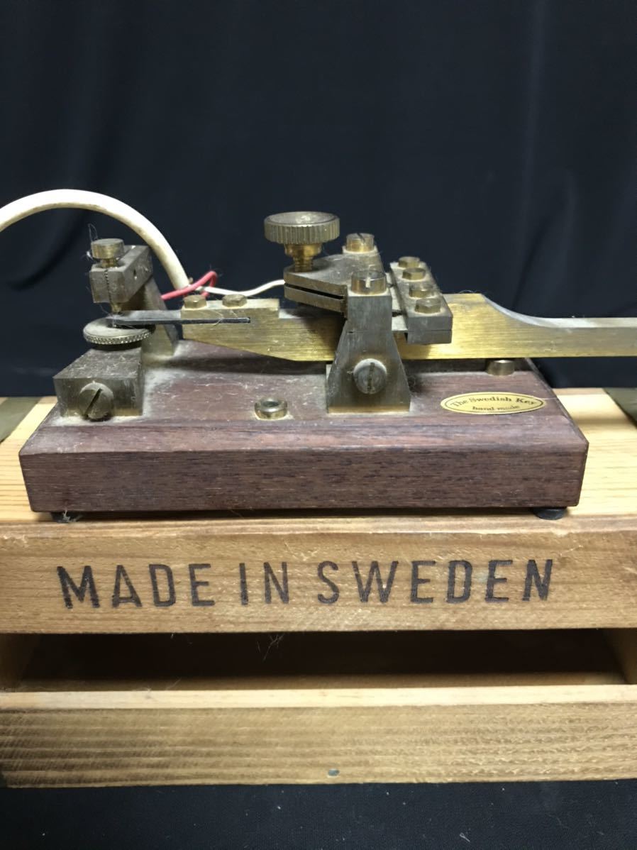 HOVERBERG 真鍮 電鍵 SWEDEN スウェーデンキー 無線 モールス信号