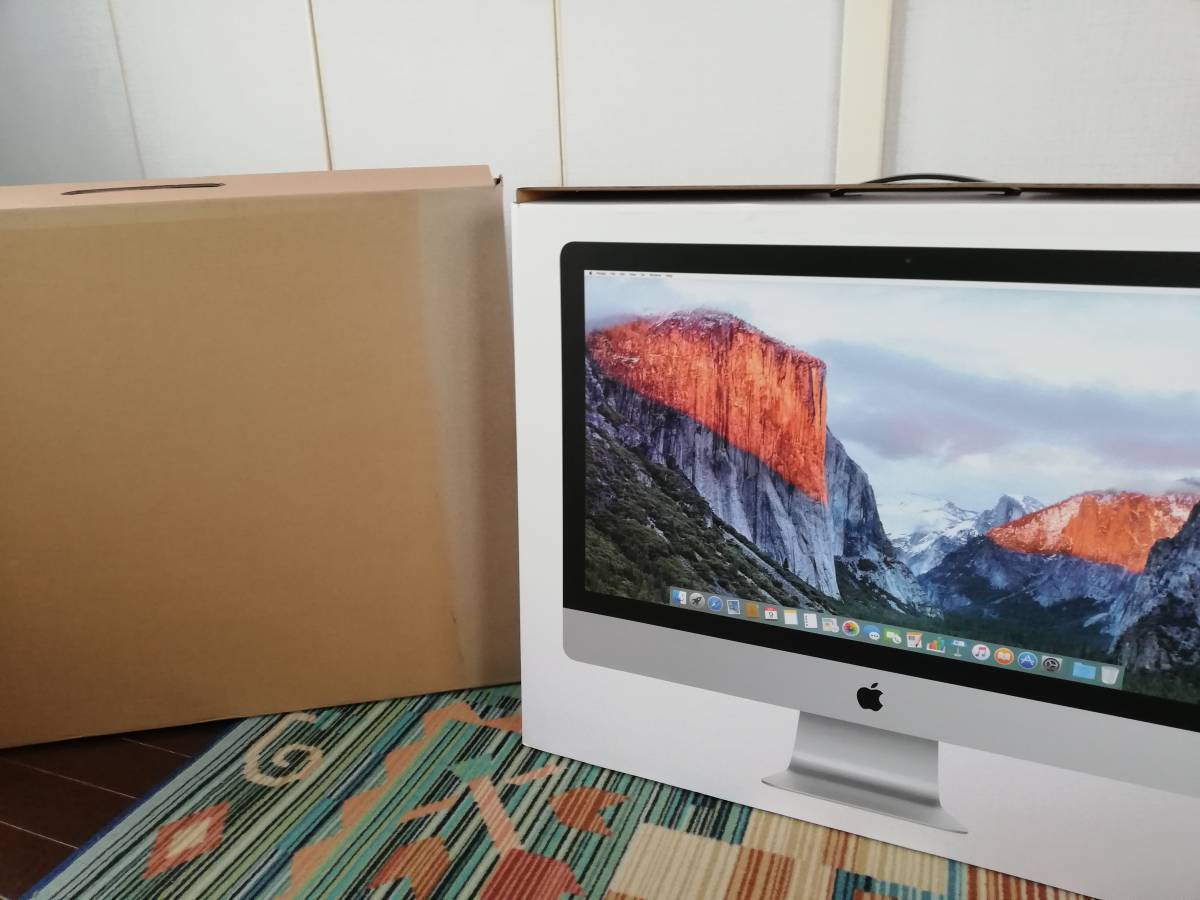 iMac Apple(アップル) Retina 5K 27インチ Late 2015 MK462J/A 3.2GHz