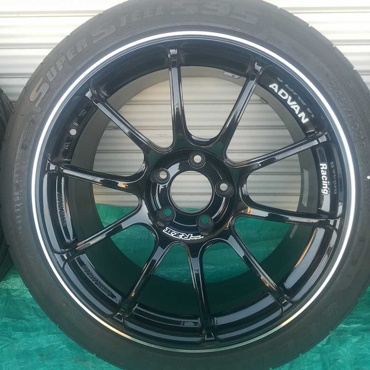 ADVAN RZⅡ 114.3 5穴 9J+35 10J+35 Rサイズ ドリフト 4本セット