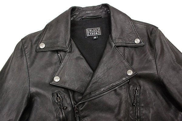 定価￥85,320 美品 トゥモローランド【ブルーワーク/BLUE WORK】羊革 