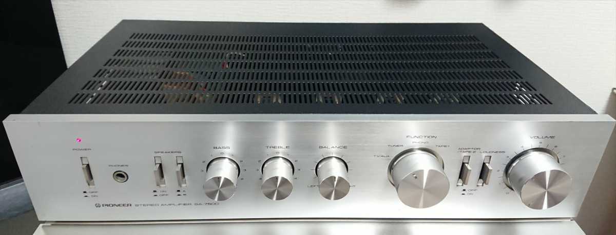 Pioneer プリメインアンプ SA-7500 ヴィンテージ 整備済み 動作品