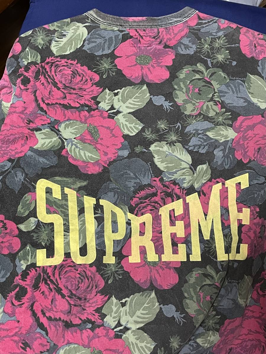 即完売！希少XL Supreme flower tee vintage box logo Supreme - Tee