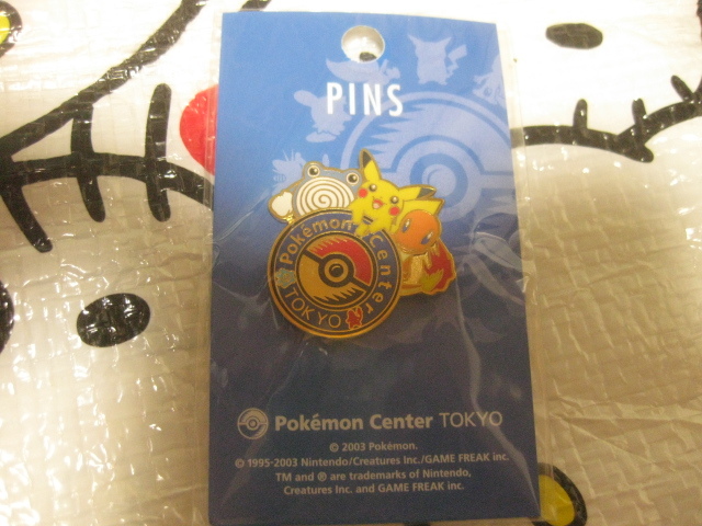 レア 未使用 ポケモンセンター PINS 東京2003 ニョロゾ ヒトカゲ 