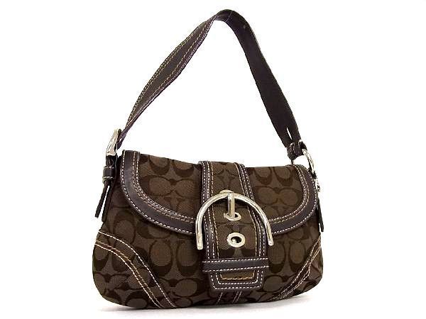 1円 □美品□ COACH コーチ ロゴ 10296 シグネチャー キャンバス