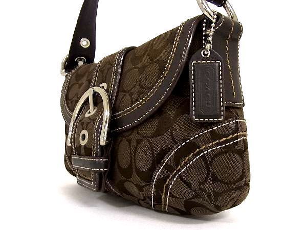 1円 □美品□ COACH コーチ ロゴ 10296 シグネチャー キャンバス