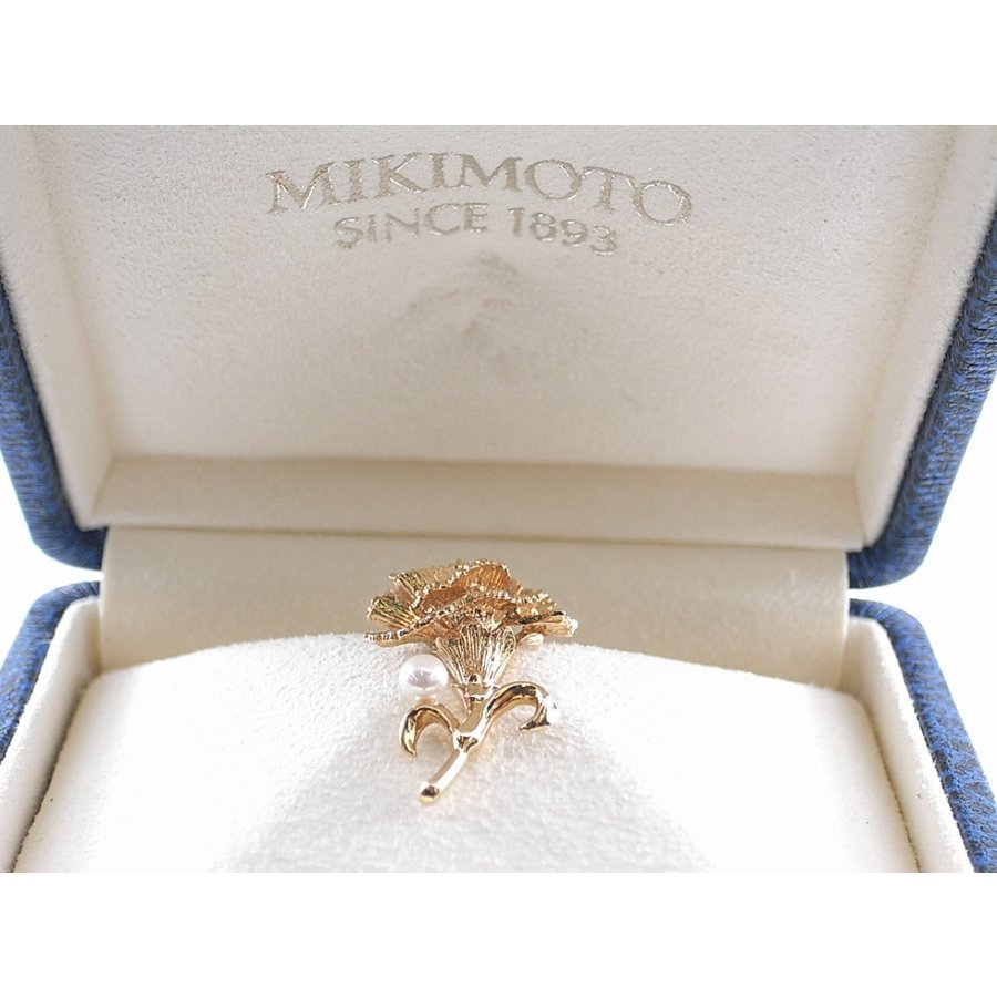 中古 ミキモト パール 真珠 ブローチ ピンブローチ MIKIMOTO ベビー
