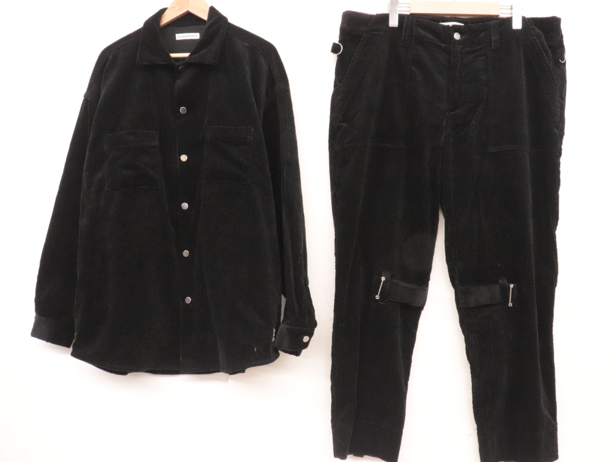 68JM○中古 FLAGSTUFF 20AW CORDS COACH SHIRTS JKT /CORDS BONTAGE 