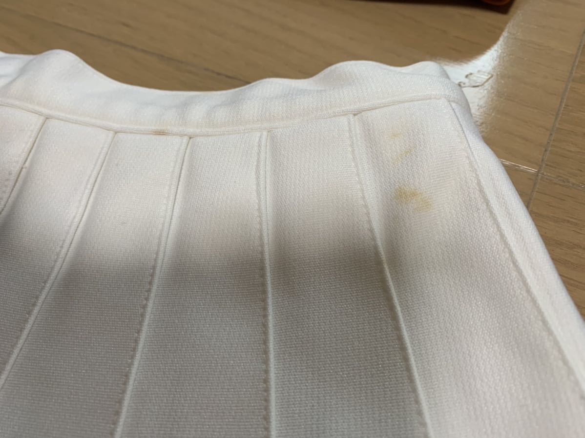 【送料無料】VARSITY/JCA製 チアユニフォーム チア リーディング レディース 上下セット　ホワイト/ブラウン_5