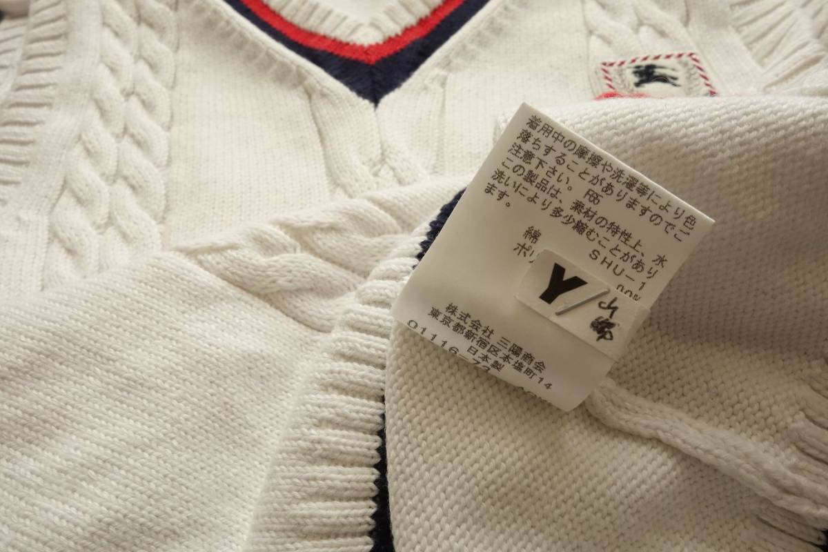 美品】BURBERRYLONDON バーバリーロンドン ロゴワッペン 男女兼用 