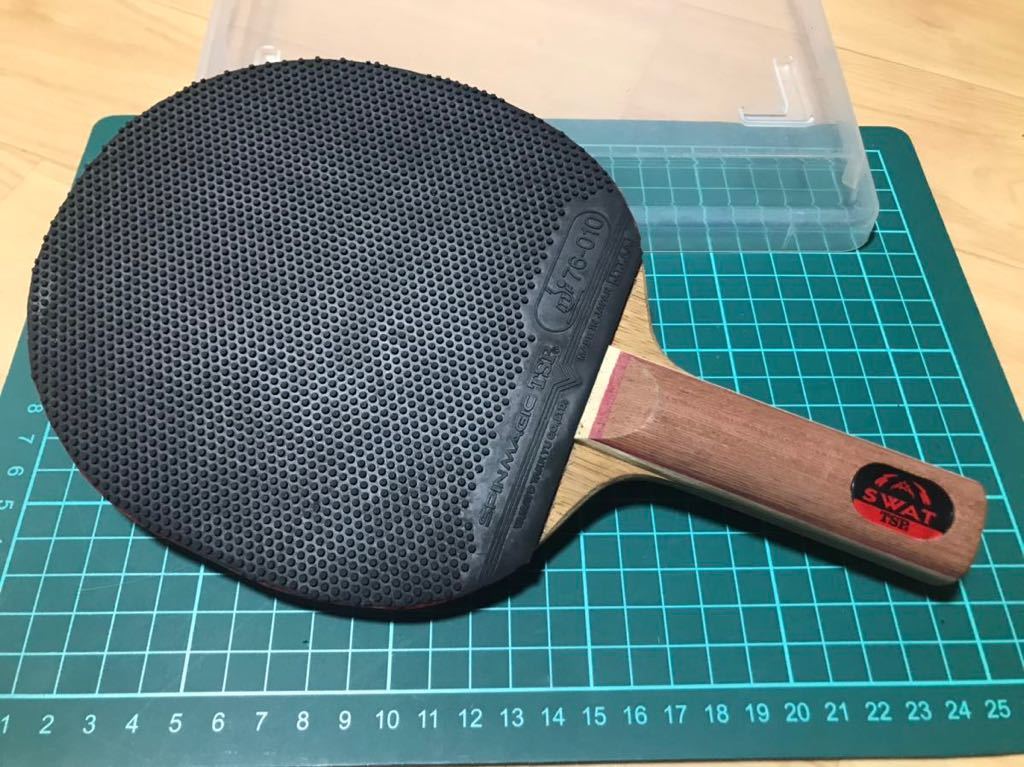 スワット スピンマジック ラージボール 卓球ラケット シェークハンド 売買されたオークション情報 Yahooの商品情報をアーカイブ公開 オークファン Aucfan Com