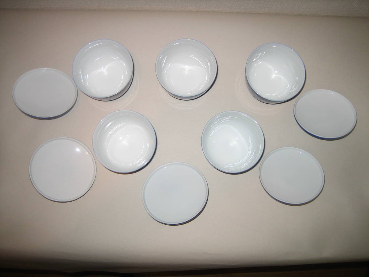 【送料無料】深川製磁 有田焼 花 宮型汲出揃 蓋付湯呑５客組 _2